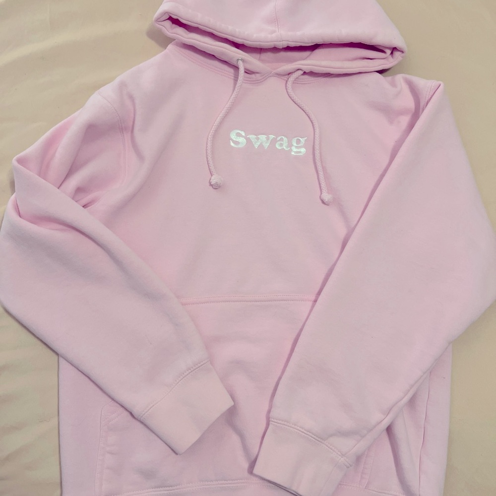 Antonia Garza Womans Pink Swag Hoody